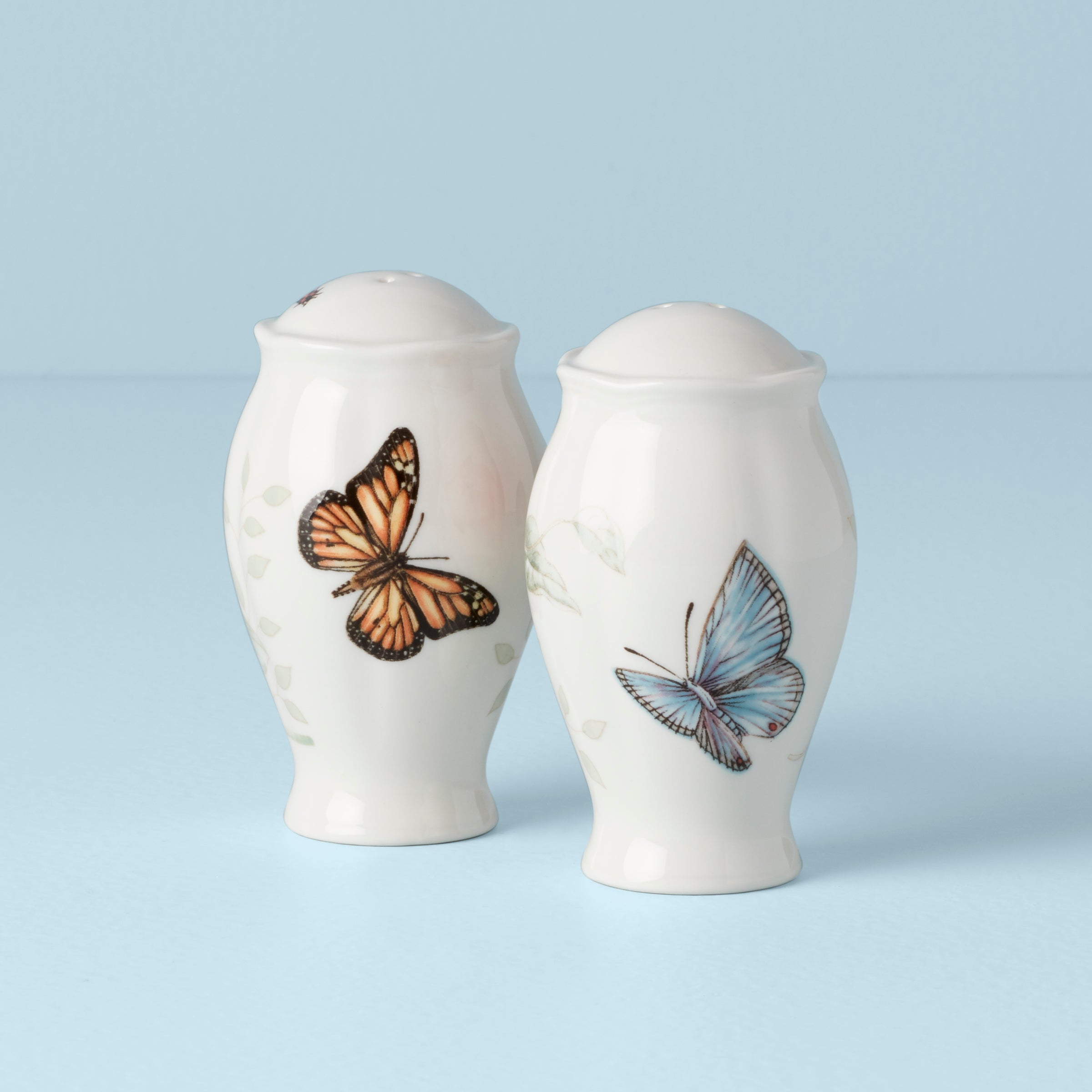 salt＆pepper shakers Butterfly Meadow Salt & Pepper Shakers | Lenox – Lenox Corporation