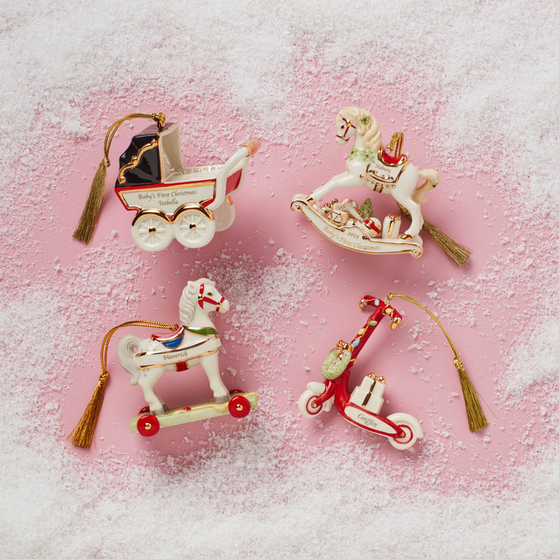 Personalized My Vintage Toy Horse Ornament