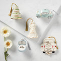 Personalized Just Married Vintage Car Ornament