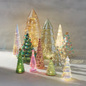 Treasured Traditions Green Light-Up Tree Figurine