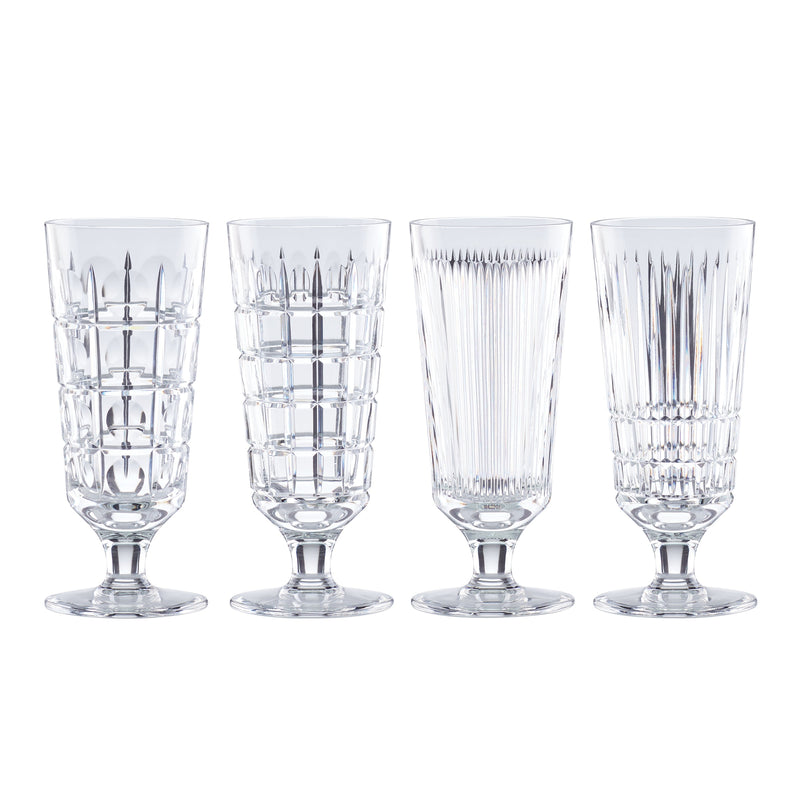New Vintage 4pc Iced Beverage Glass Set