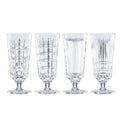 New Vintage 4pc Iced Beverage Glass Set