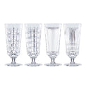 New Vintage 4pc Iced Beverage Glass Set