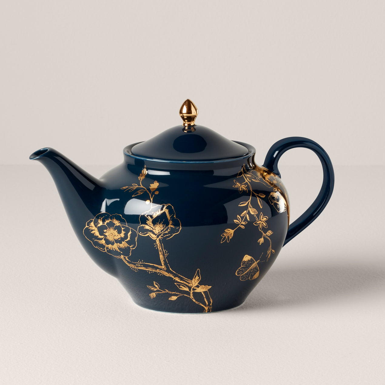 Sprig & Vine Teapot - Navy – Lenox Corporation