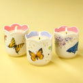Butterfly Meadow Scalloped Blue Geranium Candle