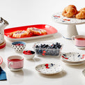 Vintage Cherry Dot 4-Piece Rectangular Storage Set
