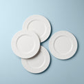 Opal Innocence Carved 4-Piece Dinner Plate Set
