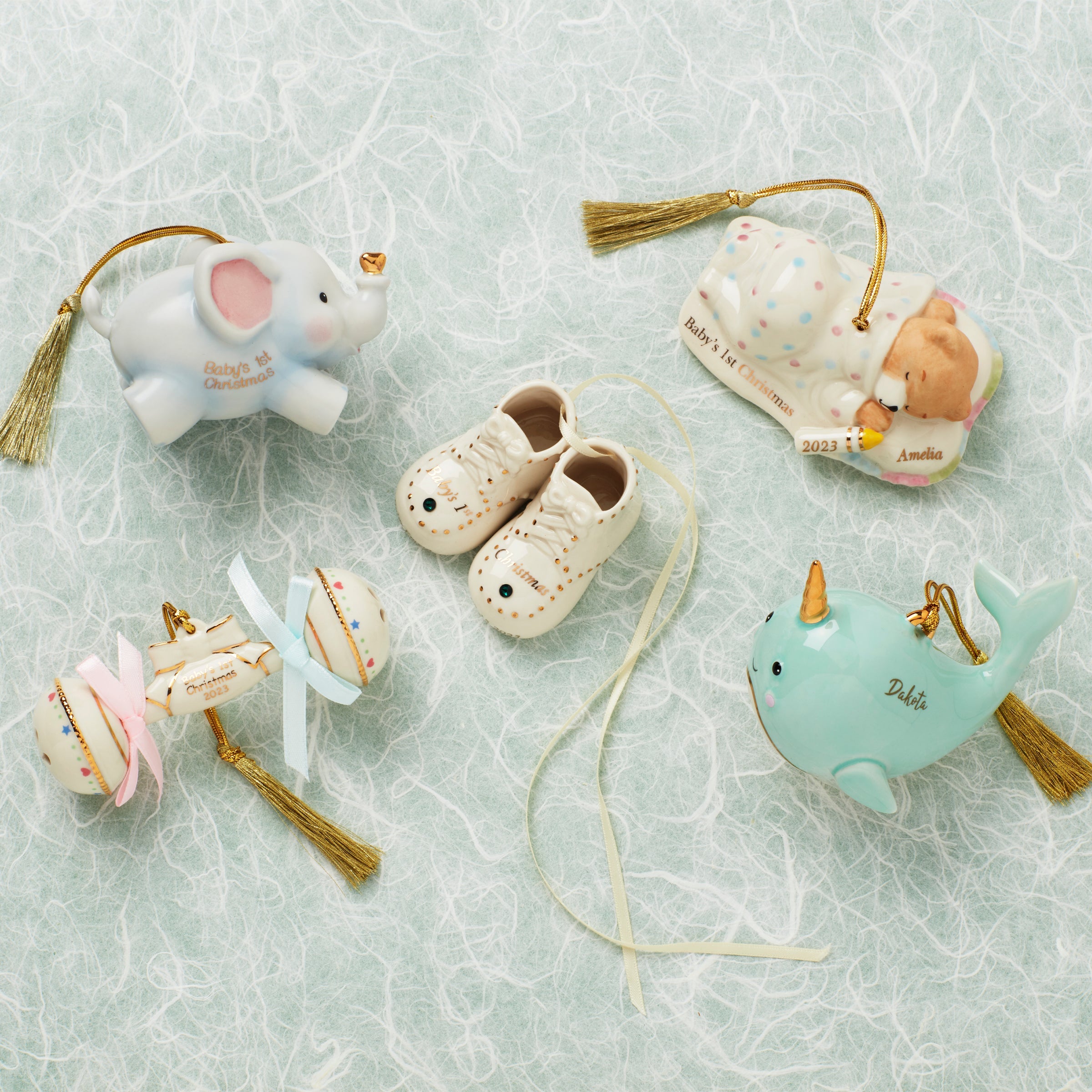 Personalized Baby's First Steps Ornament – Lenox Corporation