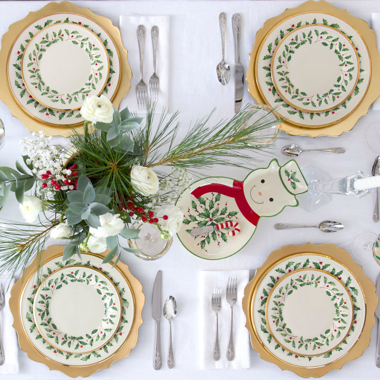 Holiday 12-Piece Plate & Bowl Set