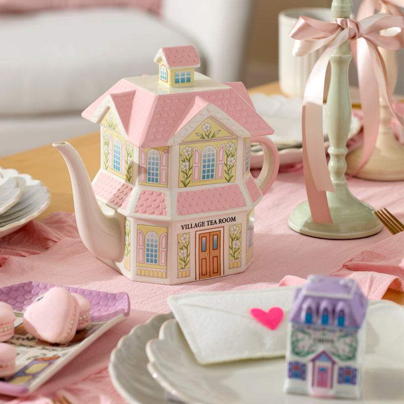DTOC Lenox Village Teapot