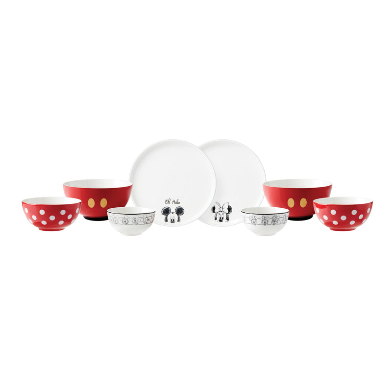 Disney Luna 8-Piece Nesting Dinnerware Set