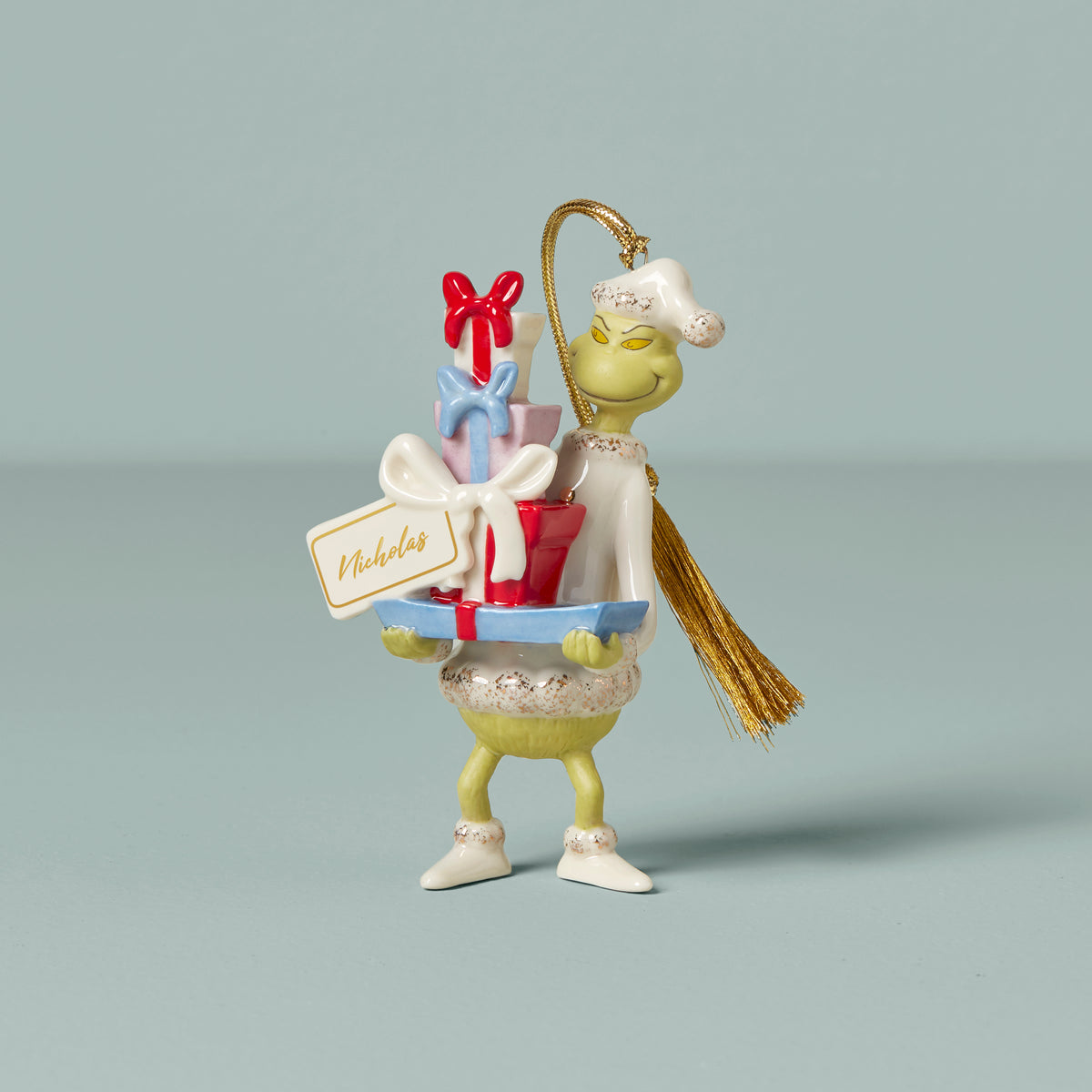 Personalized Grinch With All The Gifts Ornament Lenox Corporation