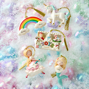 Personalized Rainbow Ornament