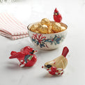 Winter Greetings Bird Figurine Salt & Pepper Set