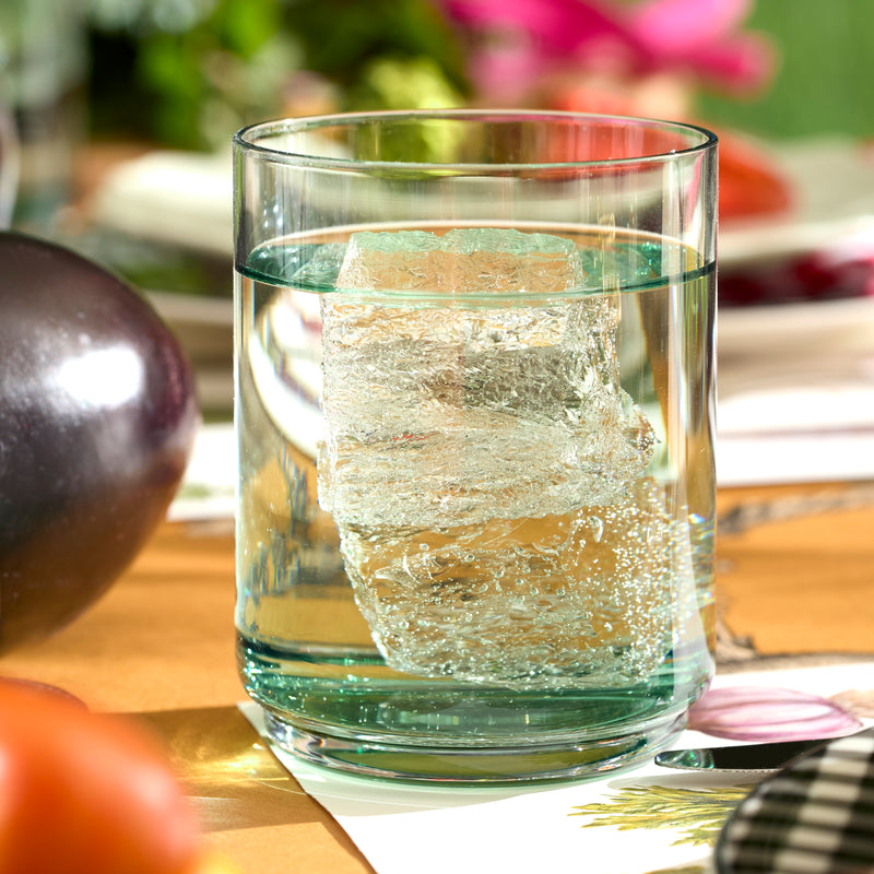 Tuscany Classics Stackable Green Tall Glasses, Set of 4