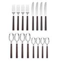 Henley Brown 16 Piece Flatware Set