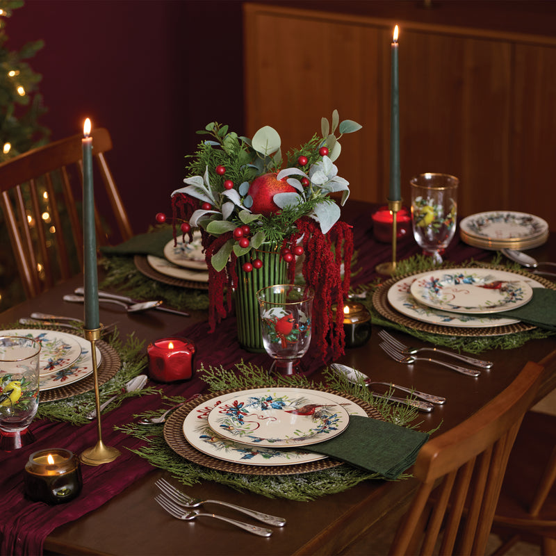 Winter Greetings 12-Piece Dinnerware Set