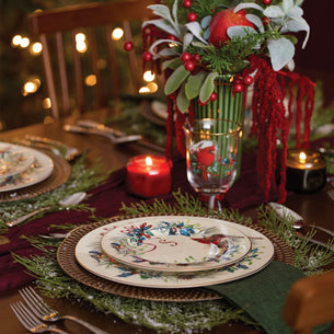 Winter Greetings 12-Piece Dinnerware Set