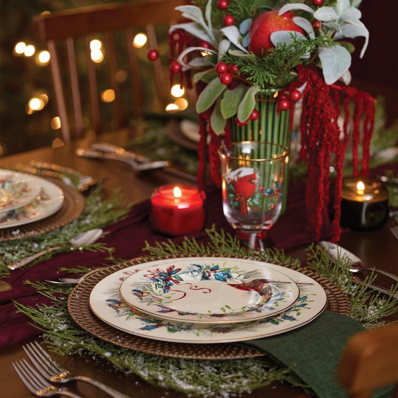Winter Greetings 12-Piece Dinnerware Set