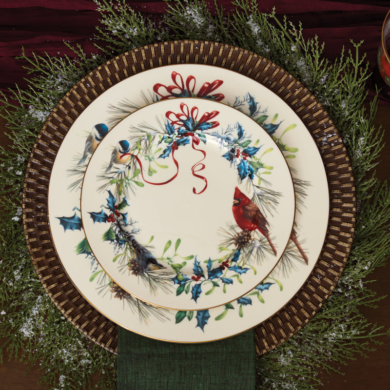 Winter Greetings 12-Piece Dinnerware Set