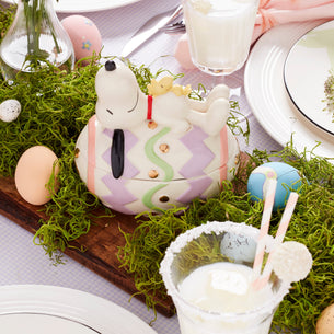 Snoopy Easter Covered Candy Dish