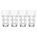 Hudson Crystal Highball Glasses, Set of 4