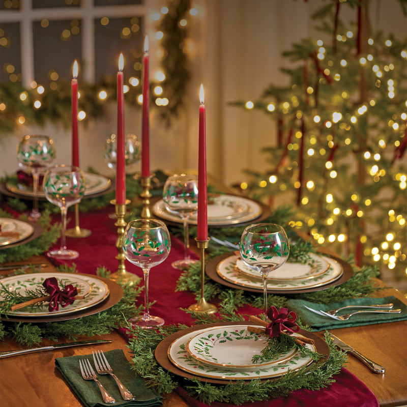 Holiday Balloon Glasses, Set of 4