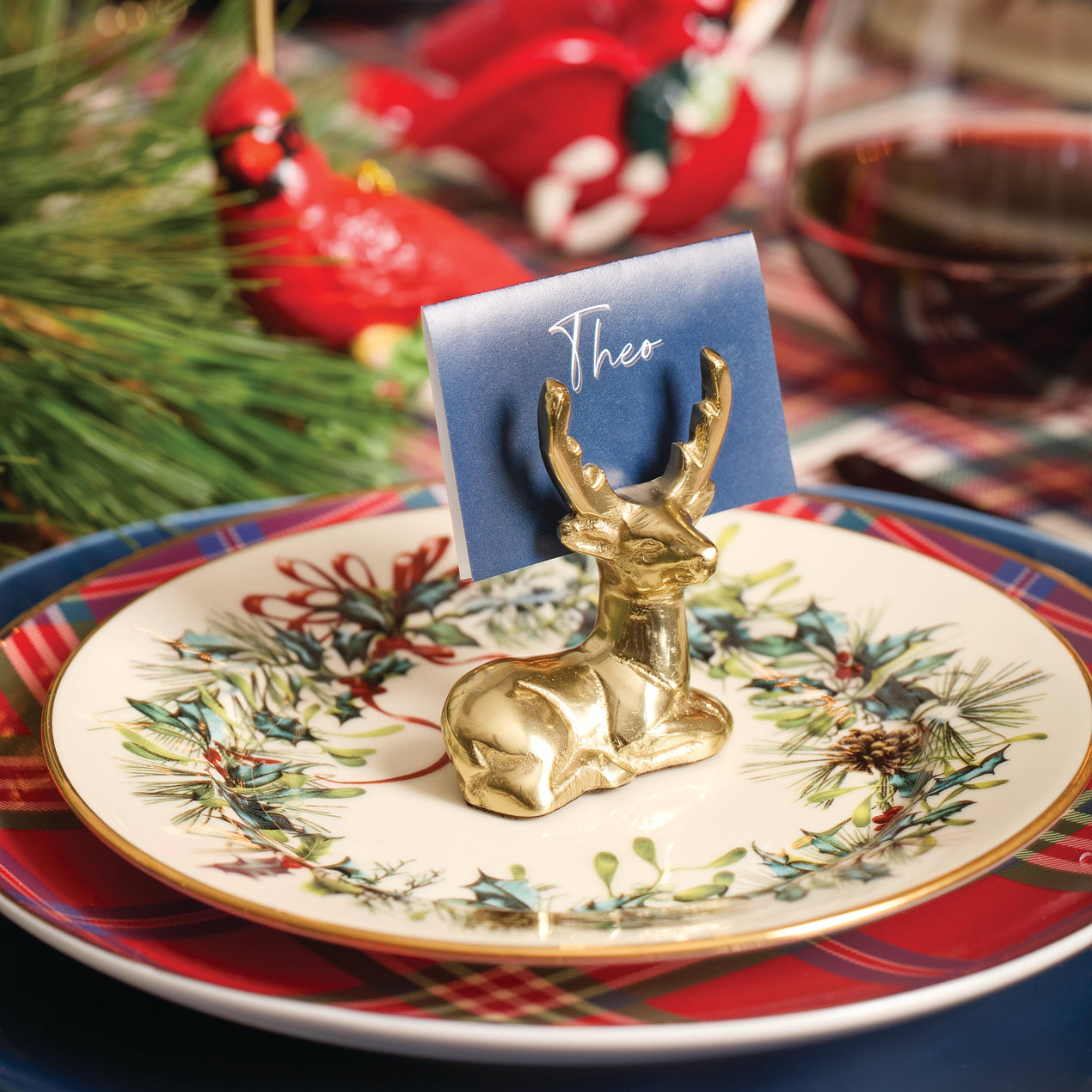Winter Greetings 12-Piece Dinnerware Set