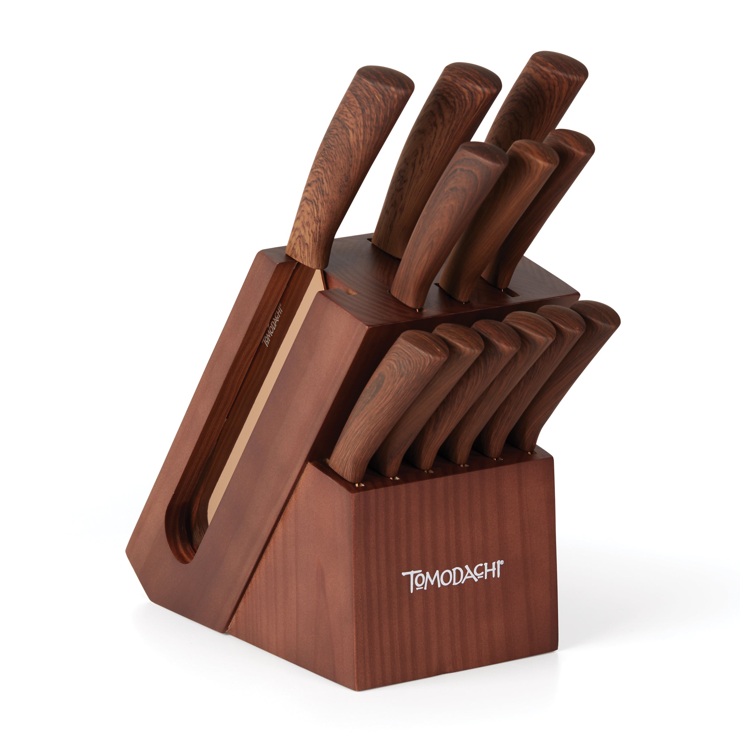 Raintree Copper 13-Piece Cutlery Block Set – Lenox Corporation