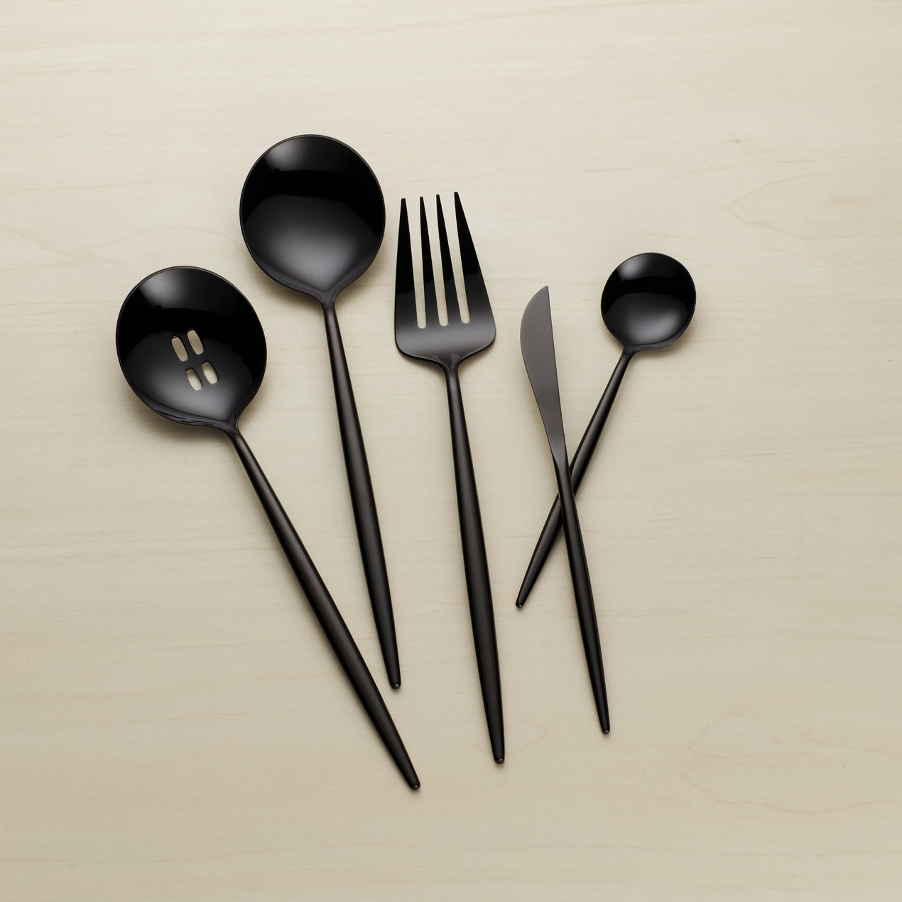 Zephyr Black Mirror 45 Piece Flatware Set – Lenox Corporation