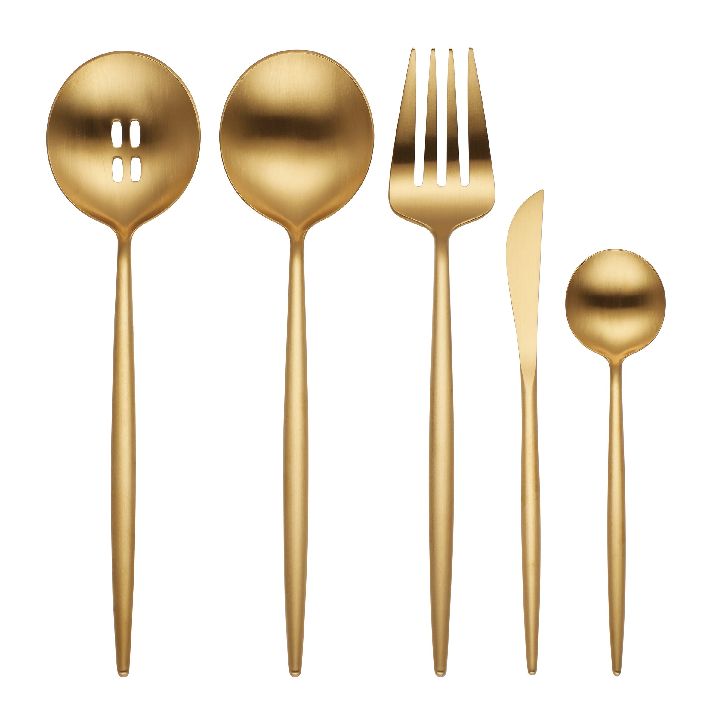 Zephyr Gold Satin 45-Piece Flatware Set – Lenox Corporation