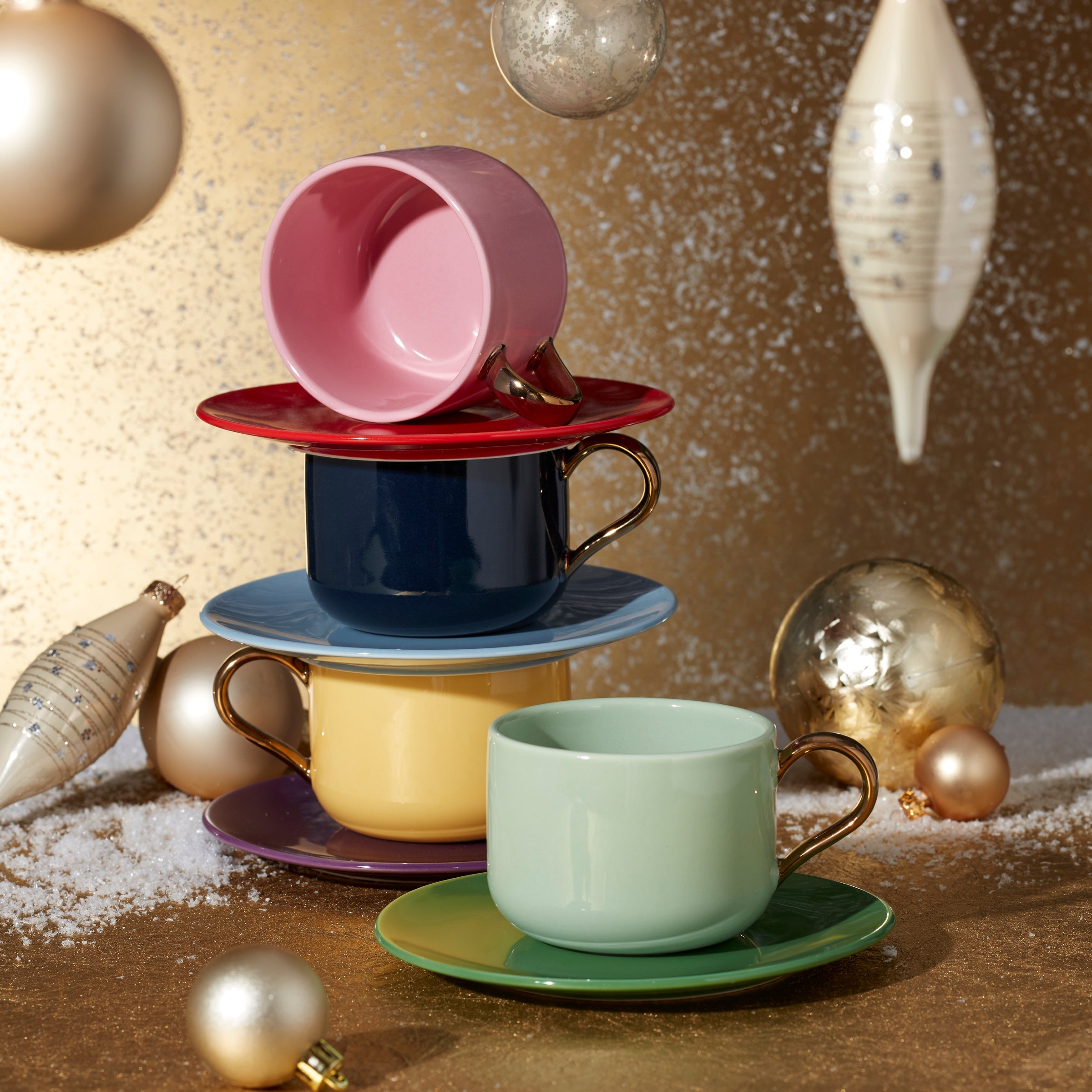 Make It Pop 8-Piece Cup & Saucer Set – Lenox Corporation