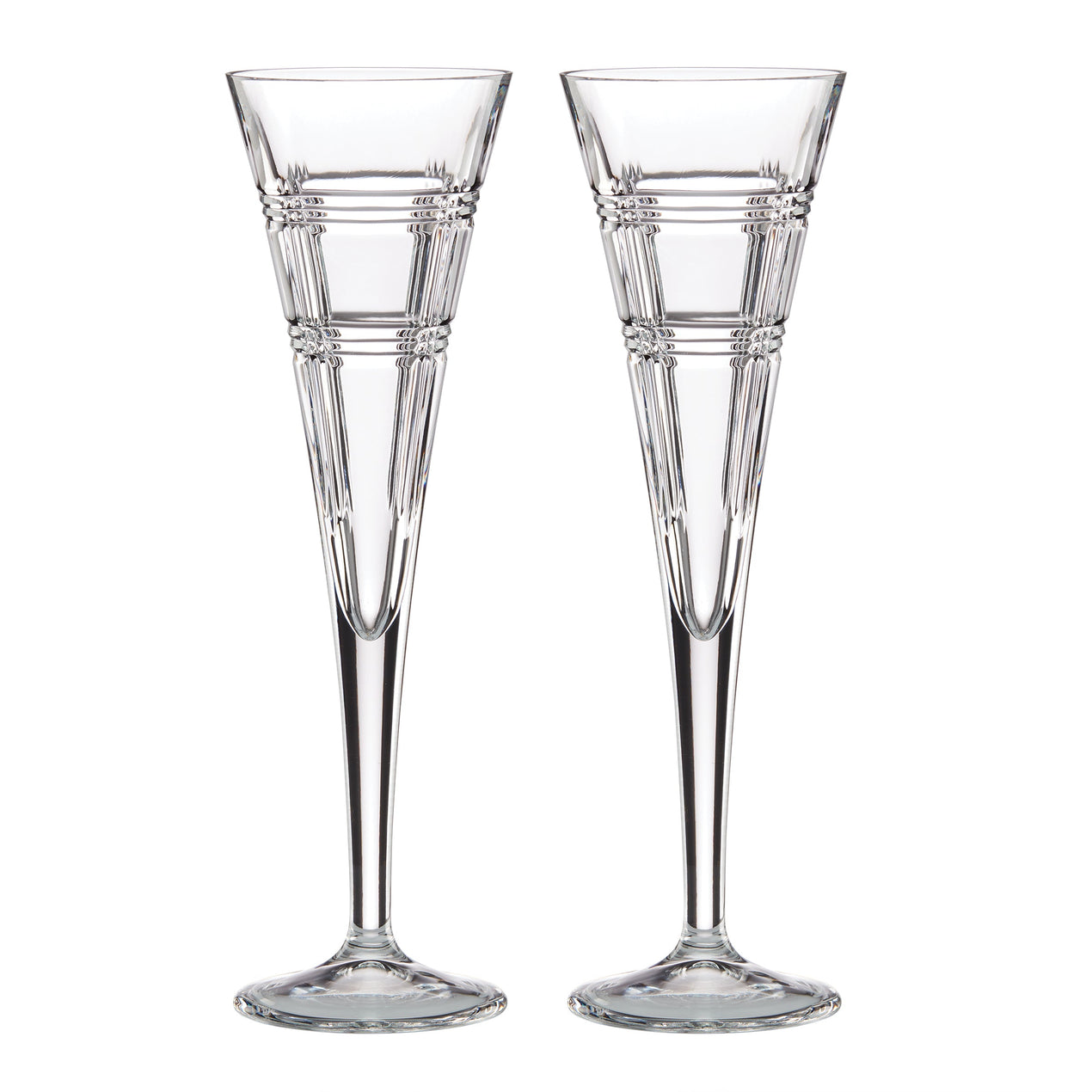 cambridge silversmiths Hudson Toasting Flutes Set of 2