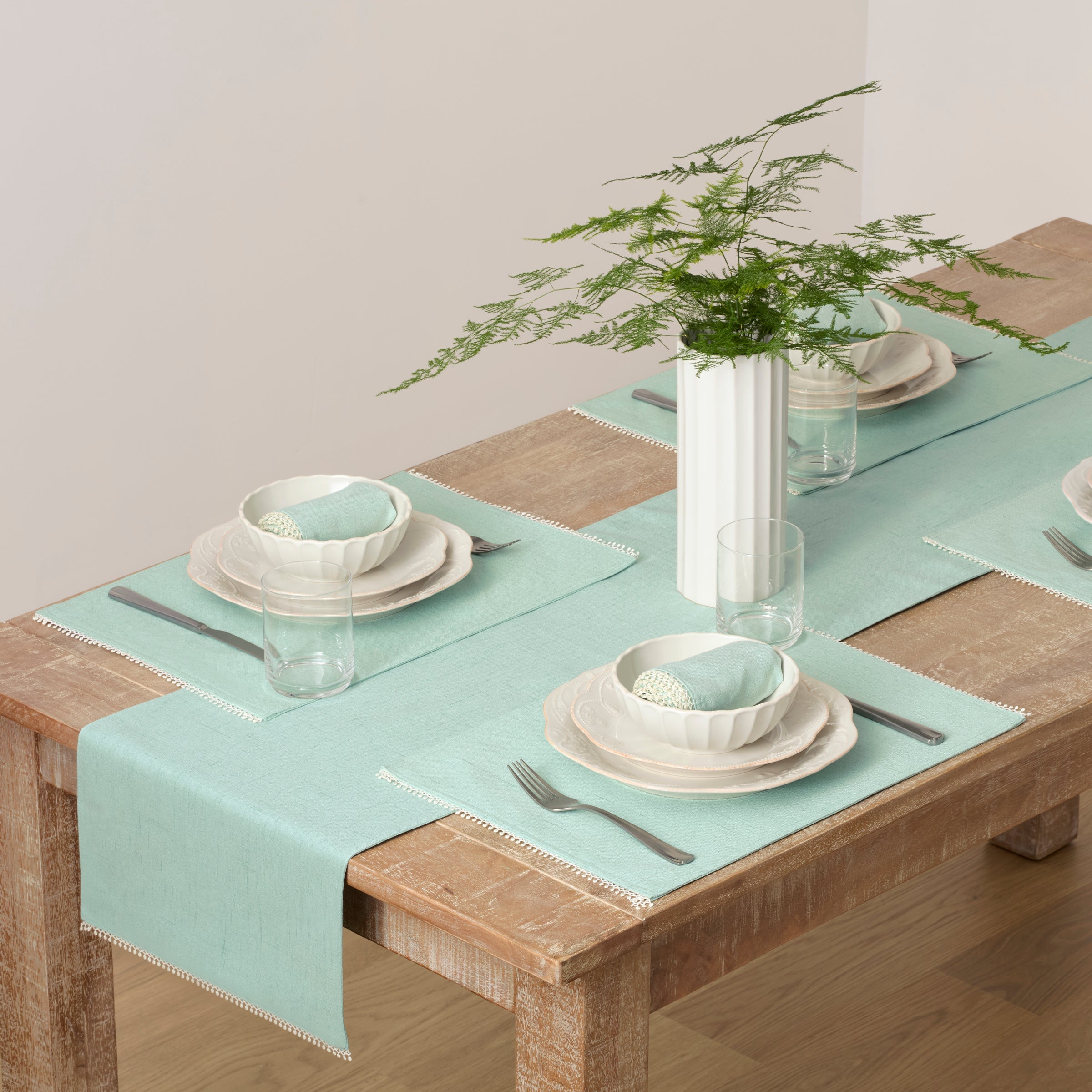 French Perle Ice Blue 14x70 Table Runner – Lenox Corporation