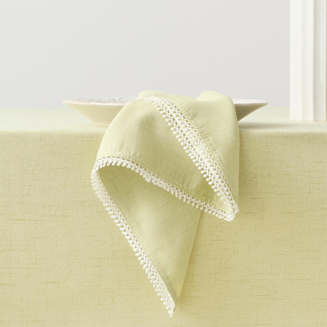 French Perle Pistachio Napkin, 2 Pack