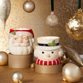Santa Figural Votive with Tealight Candle