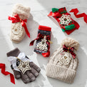 Pierced Floating Jingle Bell Ornaments, Set of 5