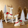 Standing Reindeer Figurine