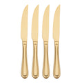 Ivy Way Gold Mirror 4-Piece Steak Knife Set