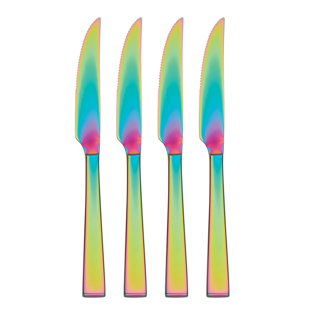 Kane Rainbow Mirror 4-Piece Steak Knife Set – Lenox Corporation