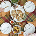 French Perle Groove White 12-Piece Place Setting