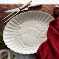 French Perle Carved Turkey Platter