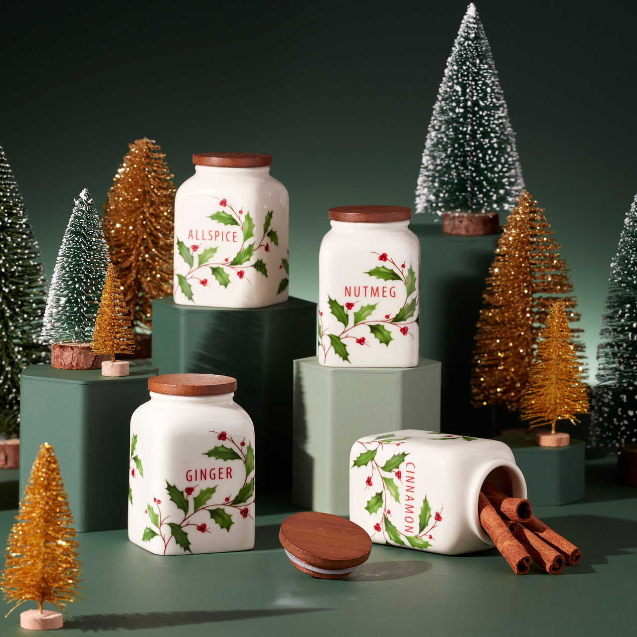 Holiday Baking Spice Jars - Set Of 4 – Lenox Corporation