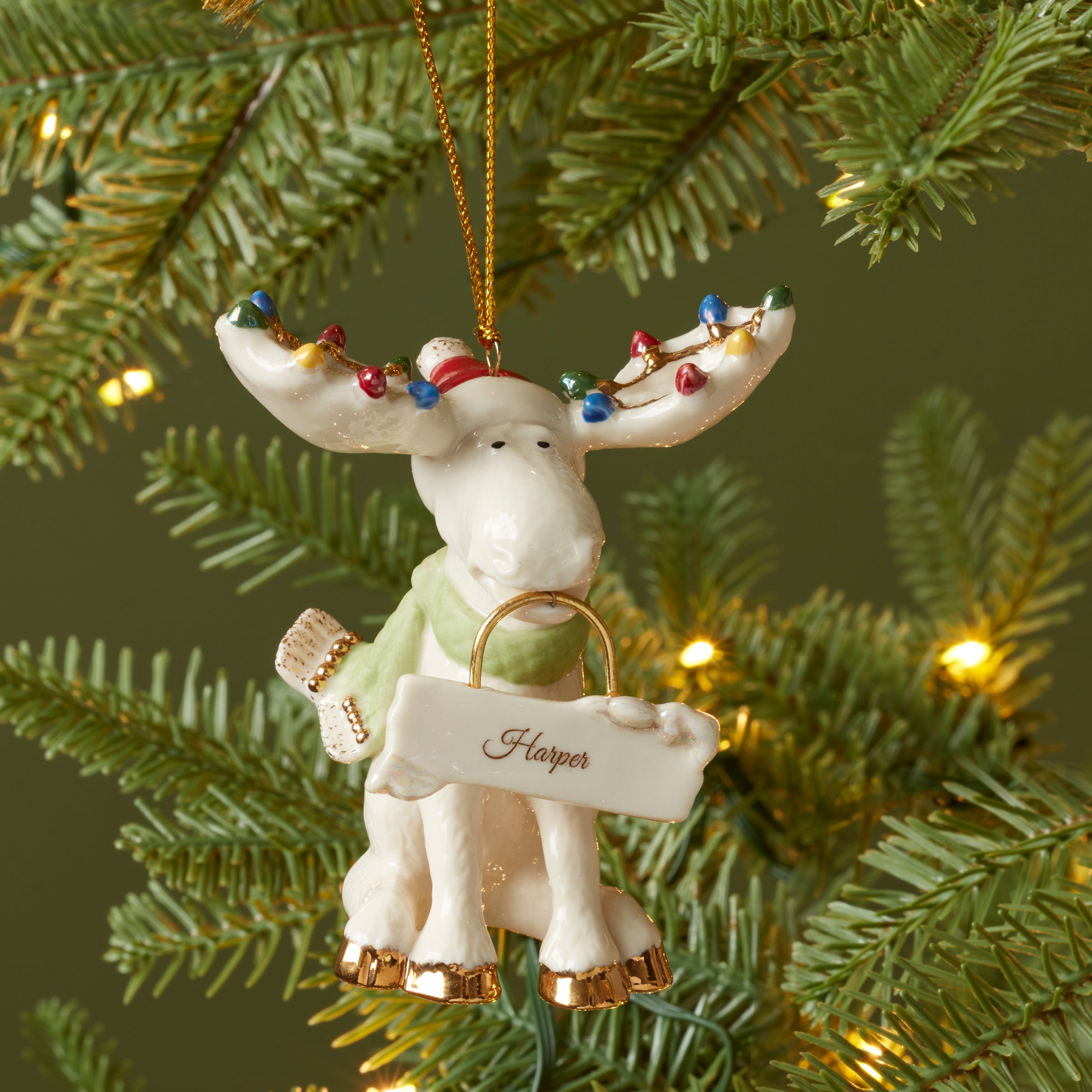 Personalized Marcel The Moose Ornament – Lenox Corporation