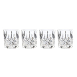 Hamilton Crystal Double Old Fashion Glasses - Set Of 4