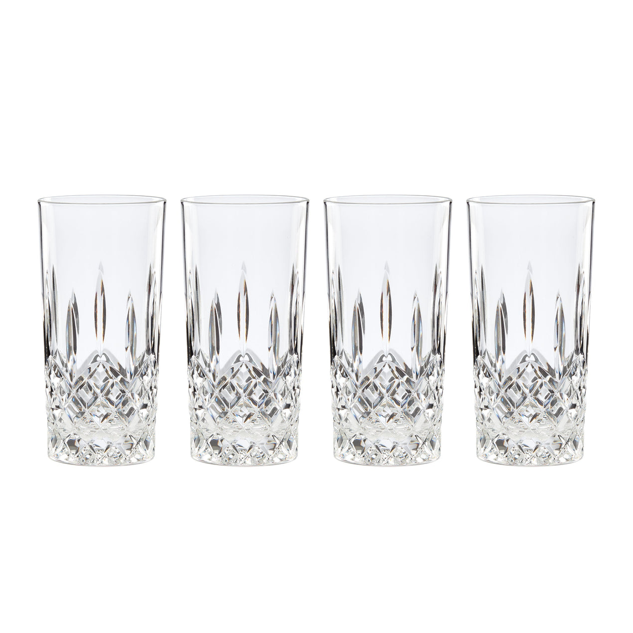 cambridge silversmiths Hamilton Crystal Highball Glasses Set of 4