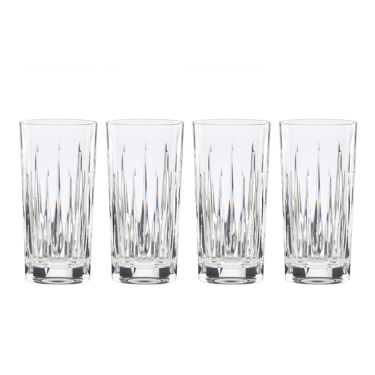 cambridge silversmiths Soho Crystal Highball Glasses Set of 4