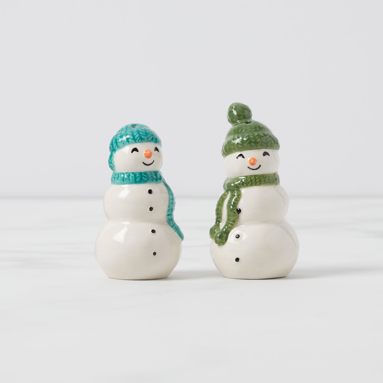 cambridge silversmiths Balsam Lane Snowman Salt & Pepper Set