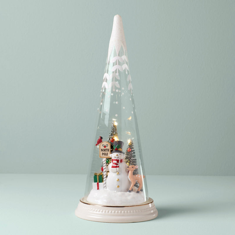 Merry & Magical North Pole Snowman Scene