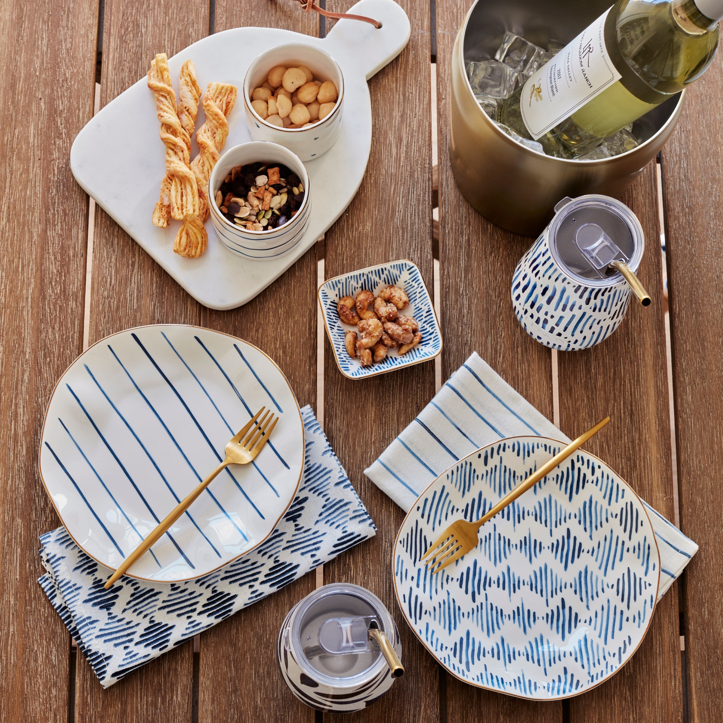 Blue Bay Melamine Assorted Accent Plates, Set of 4 – Lenox Corporation